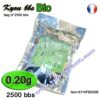 KPB BIO 0.20g 0.5Kg, white (bag of 2500 bbs)