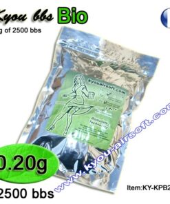 KPB BIO 0.20g 0.5Kg, white (bag of 2500 bbs)
