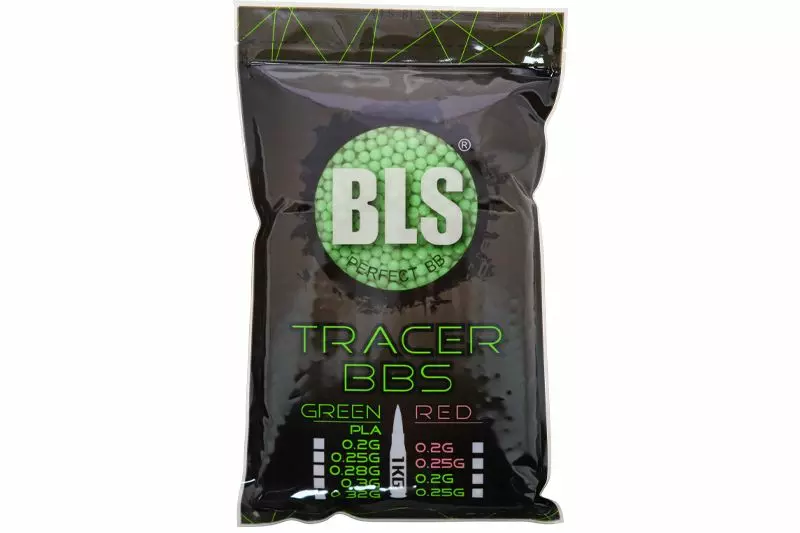 Billes Airsoft BLS BIO Tracer 0.20g Green