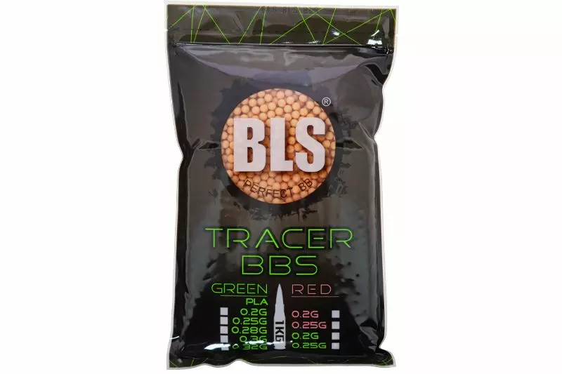 Billes Airsoft BLS BIO Tracer 0.20g red