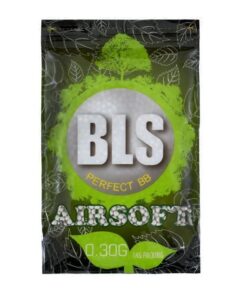 billes bio airsoft 0.30g white, BBs biodégradables 0.30g, billes airsoft bio BLS 0.30g, billes précision airsoft 0.30g, billes DMR bio, billes HPA bio